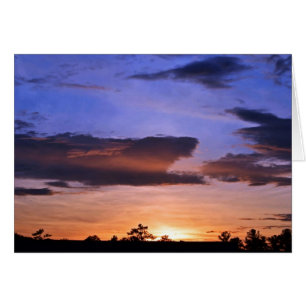 Cartão Colorida Sunset por Shirley Taylor