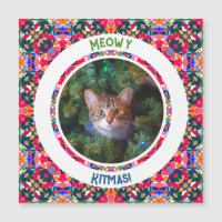 Cartão Colorido Papa Pai de Natal Personalizado