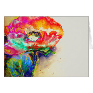 Cartão Colorir Abstrato pãozinho