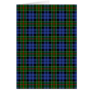 Cartão Colquhoun Family Tartan Xadrez