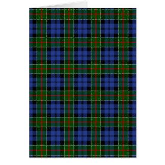 Cartão Colquhoun Family Tartan Xadrez
