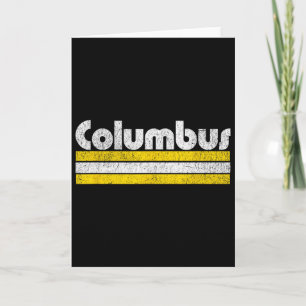 Cartão Columbus Futebol Cidade Vintage