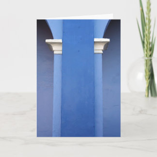 Cartão Coluna Azul