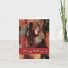 Cartão Colunas de outono quentes