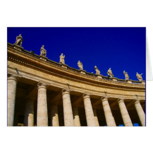 Cartão colunas de vaticano