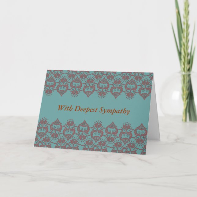 Cartão Com a mais profunda simpatia (Frente)