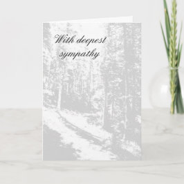 Cartão Com a mais profunda simpatia
