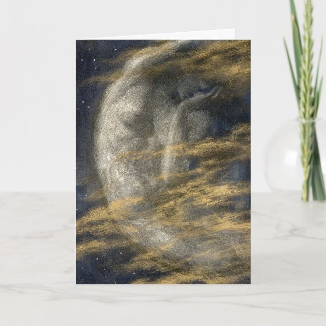 Cartão Com a mais profunda simpatia pela perda - Lua (Frente)