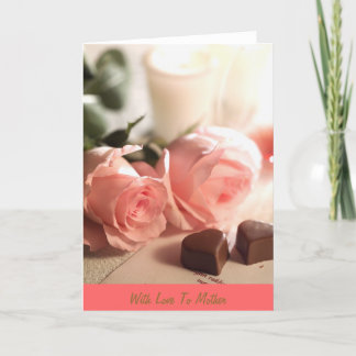 Cartão Com amor à mãe