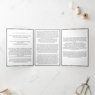 CARTÃO COM DOBRA TRIPLA 