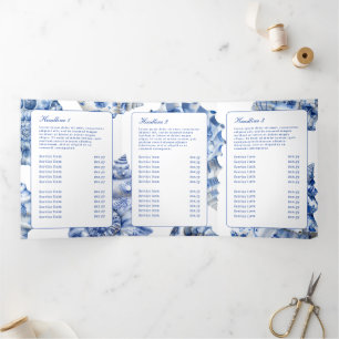 CARTÃO COM DOBRA TRIPLA