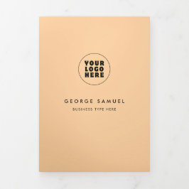 Cartão Com Dobra Tripla Atividades de logotipos e imagens personalizadas m