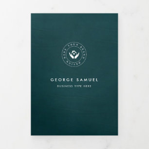 Cartão Com Dobra Tripla Atividades de logotipos e imagens personalizadas m