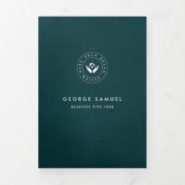 Cartão Com Dobra Tripla Atividades de logotipos e imagens personalizadas m