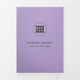 Cartão Com Dobra Tripla Atividades de logotipos e imagens personalizadas m