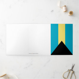 Cartão Com Dobra Tripla Bandeira