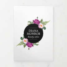 Brochura Moderna Floral Wreath Salon