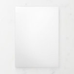 Cartão Com Dobra Tripla  Create Your Own<br><div class="desc">Create your own white personalizable,  minimalist style which can be easily updated with your Photo and text. If you need any help personalizing this product,  please contact me using the message button below and I will be happy to help.</div>