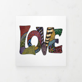 Cartão Com Dobra Tripla Feliz ano novo