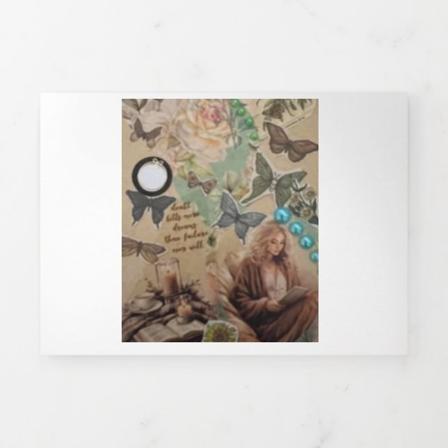 Cartão Com Dobra Tripla Karten (Cobrir)