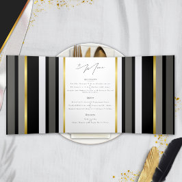 Cartão Com Dobra Tripla Placa de dobra para três letras