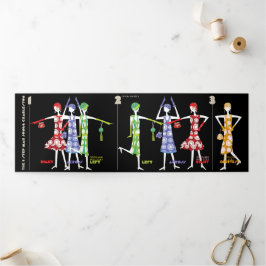 Cartão Com Dobra Tripla Placa tripla de Azulejos Mah Jongg Charleston/Amer