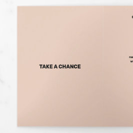 Cartão Com Dobra Tripla Transparência Moderna do Salmão Fresco