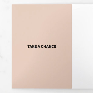 Cartão Com Dobra Tripla Transparência Moderna do Salmão Fresco