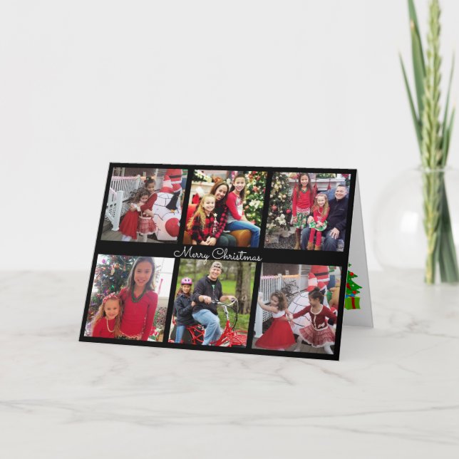 Cartão com fotos Avós 6 Galeria Fotos Natal (Frente)