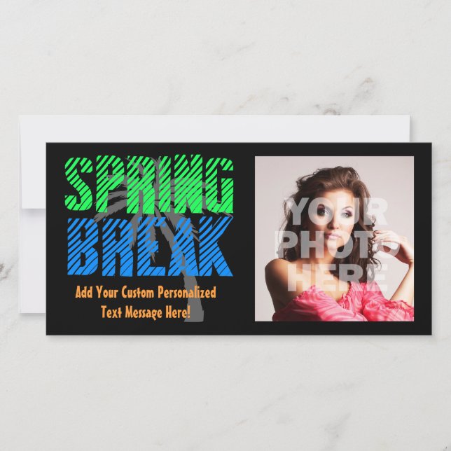 Cartão com fotos Break Spring (Frente)