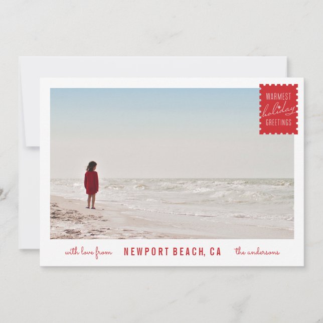 cartão com fotos cartões de natal (Frente)