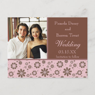 Cartão com fotos Casamento Salve A Modelo de Data