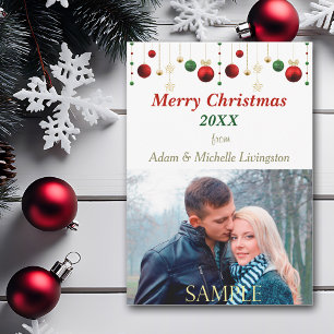 Cartão com fotos da Borda da Massa de Natal