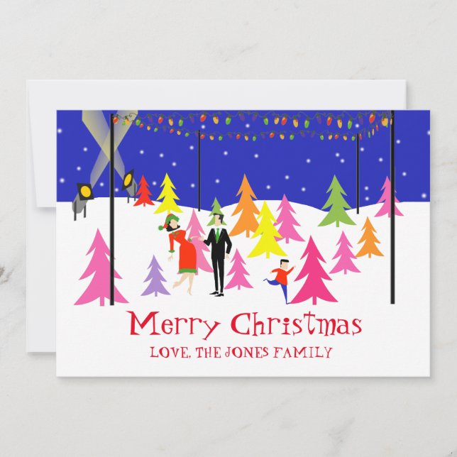 Cartão com fotos da Fazenda da Árvore de Natal (Frente)