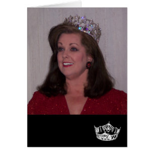 Cartão com fotos da representação histórica