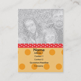 Cartão com fotos das bolinhas