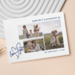 Cartão com fotos de Amor e Coração Leve Hanukkah 3<br><div class="desc">Celebre o Festival das Luzes de uma forma quente e moderna com este cartão com fotos de Chanucá personalizável - perfeito para compartilhar amor, luz e alegria com aqueles que mais importam. Projetada com simplicidade e elegância, esta carta apresenta uma mensagem de "Amor e Luz" emocionada em um roteiro escrito...</div>