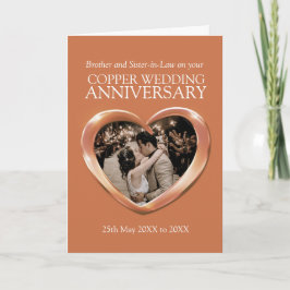 cartão com fotos de aniversário de casamento da 7 