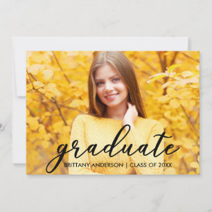 Cartão com fotos de Anúncio de Graduação de Sc