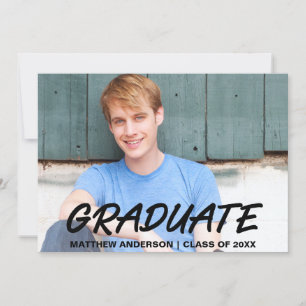 Cartão com fotos de Anúncio de Graduação Legal