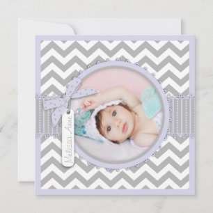Cartão com fotos de Convite para Baptismo Impress