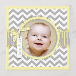 Cartão com fotos de Convite para Baptismo Impress