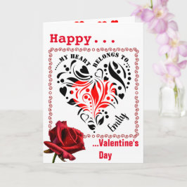 Cartão com fotos de Design cardíaco personalizado