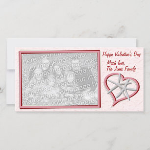 Cartão com fotos de Dia de os namorados