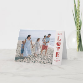 Cartão com fotos de Dia de os namorados Geo Love -
