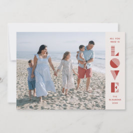 Cartão com fotos de Dia de os namorados Geo Love -