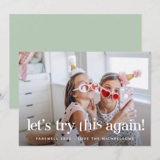 cartão com fotos De Feriado De Casa Da Moeda "Tent (Frente/Verso)