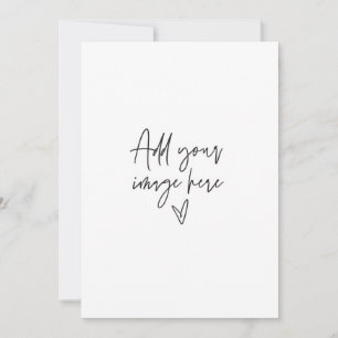 cartão com fotos de Feriado de Convite de Casament