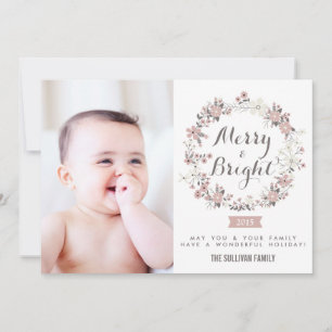 Cartão com fotos de Feriado de Natal para Cinzas e