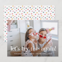 cartão com fotos de Feriado de Pontos "Tente Novam